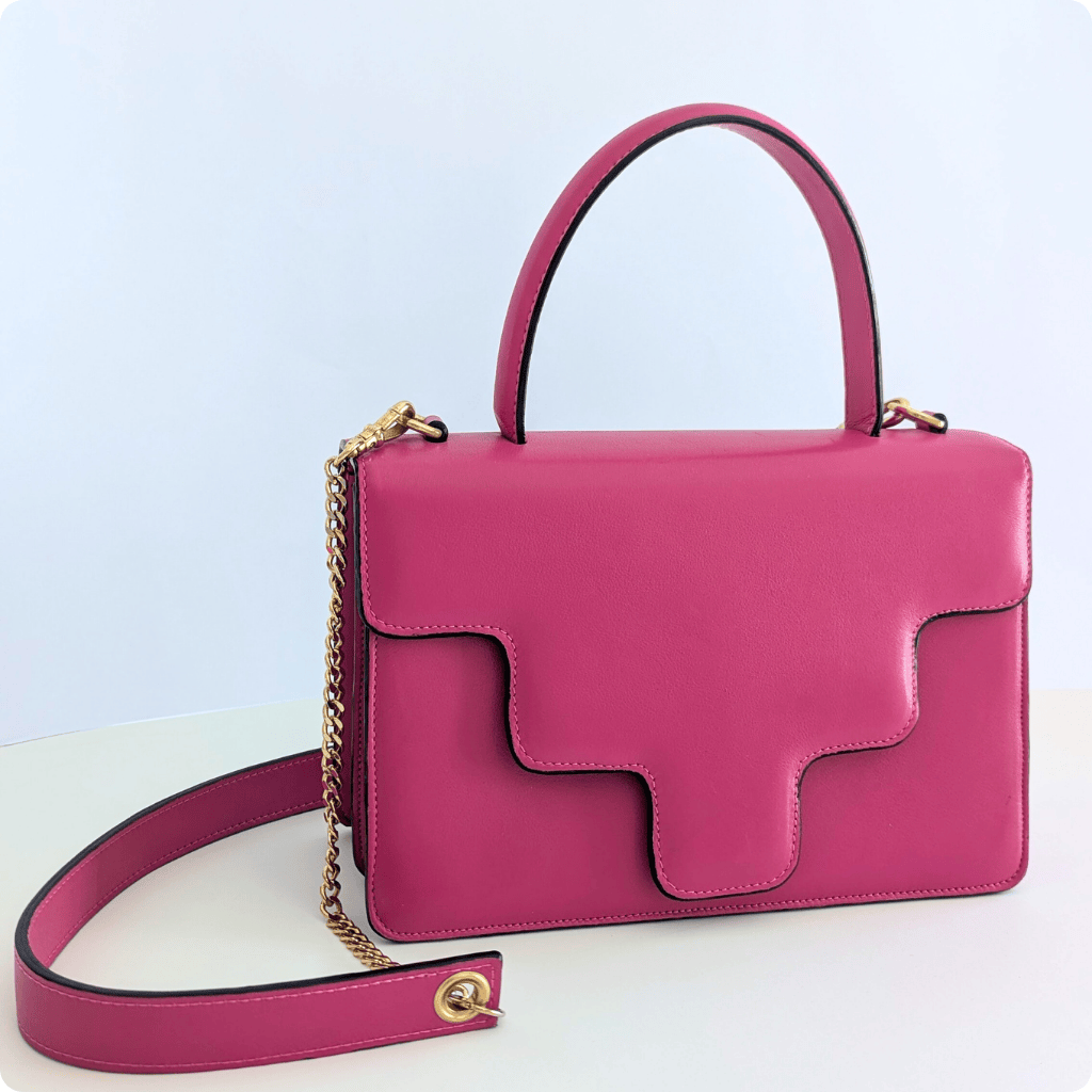 תיק ורוד קשיח נירית אלקנה